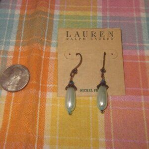 Lauren Ralph Lauren Faux Pearl Dangle Earrings